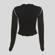Hok Fitted Black Top