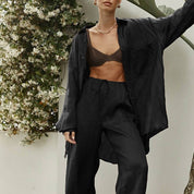 Classic Shirt Suit Set