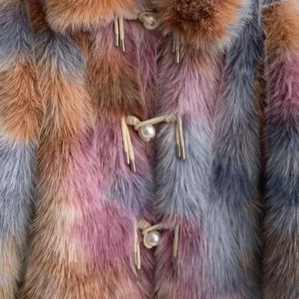 Coco Colorful Fur Coat