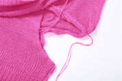 Fi Hooded Knit Top