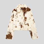 CO Cropped Fur Coat