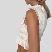 Rustic Ruched Blouse