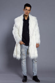 FIFI Multicolor Long Fur Coat