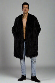 FIFI Multicolor Long Fur Coat