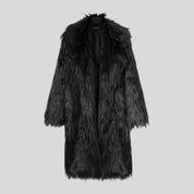 FIFI Multicolor Long Fur Coat
