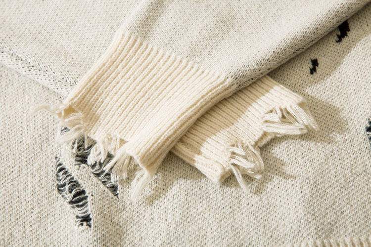 D Vintage Heart Knit