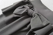 Tie-Flounce Flare Pants