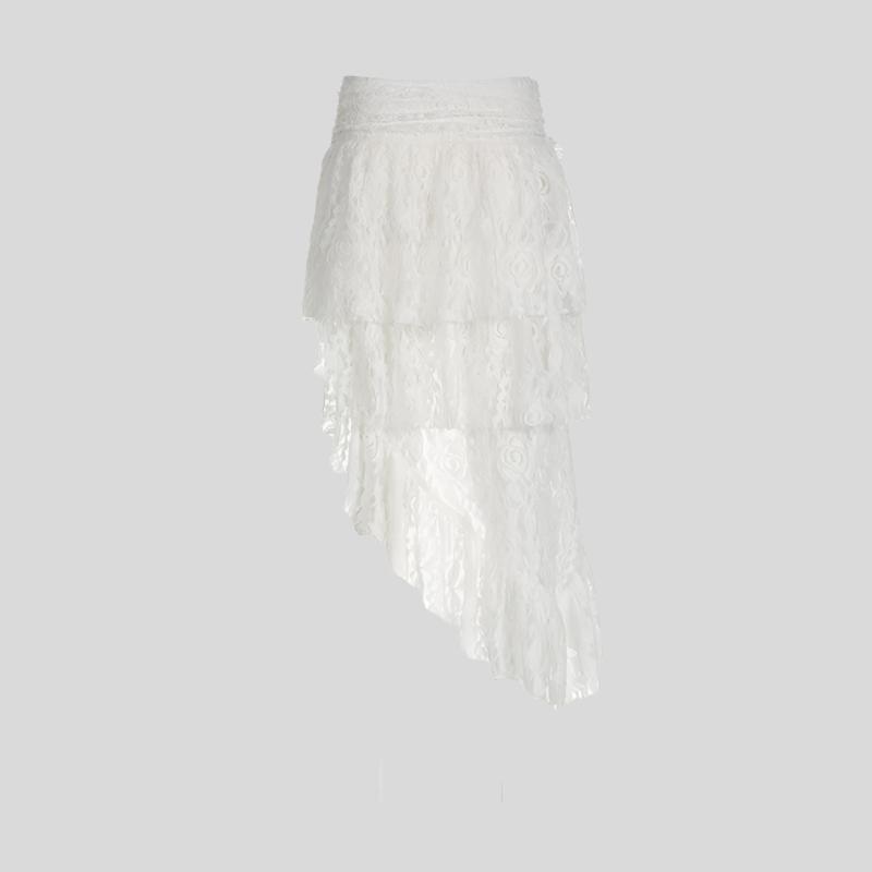 AN Lace-Overlay Flare Pants - festival fashion | Nomadic Enigma