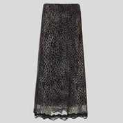 Dan Leopard Maxi Skirt