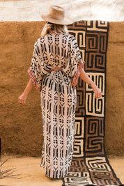 Printed Kimono Cardigan