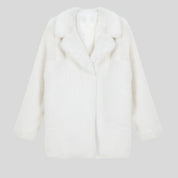 TEMPO White Fur Coat