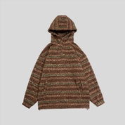 Vintage Brown-Tone Sweater Coat