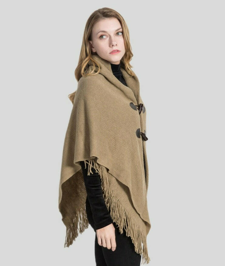 Knit Poncho - festival fashion | Nomadic Enigma