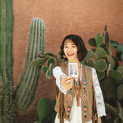 Rustic Brown Fringe Vest