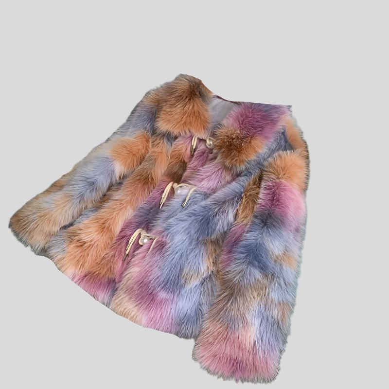Coco Colorful Fur Coat