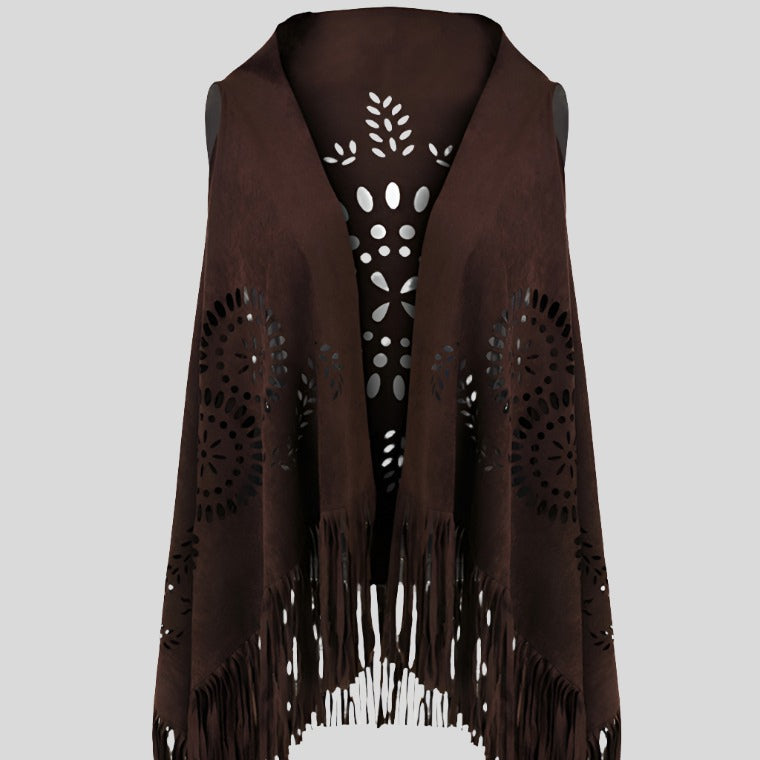 Fringed Vest Cover-Up - festival fashion | Nomadic Enigma