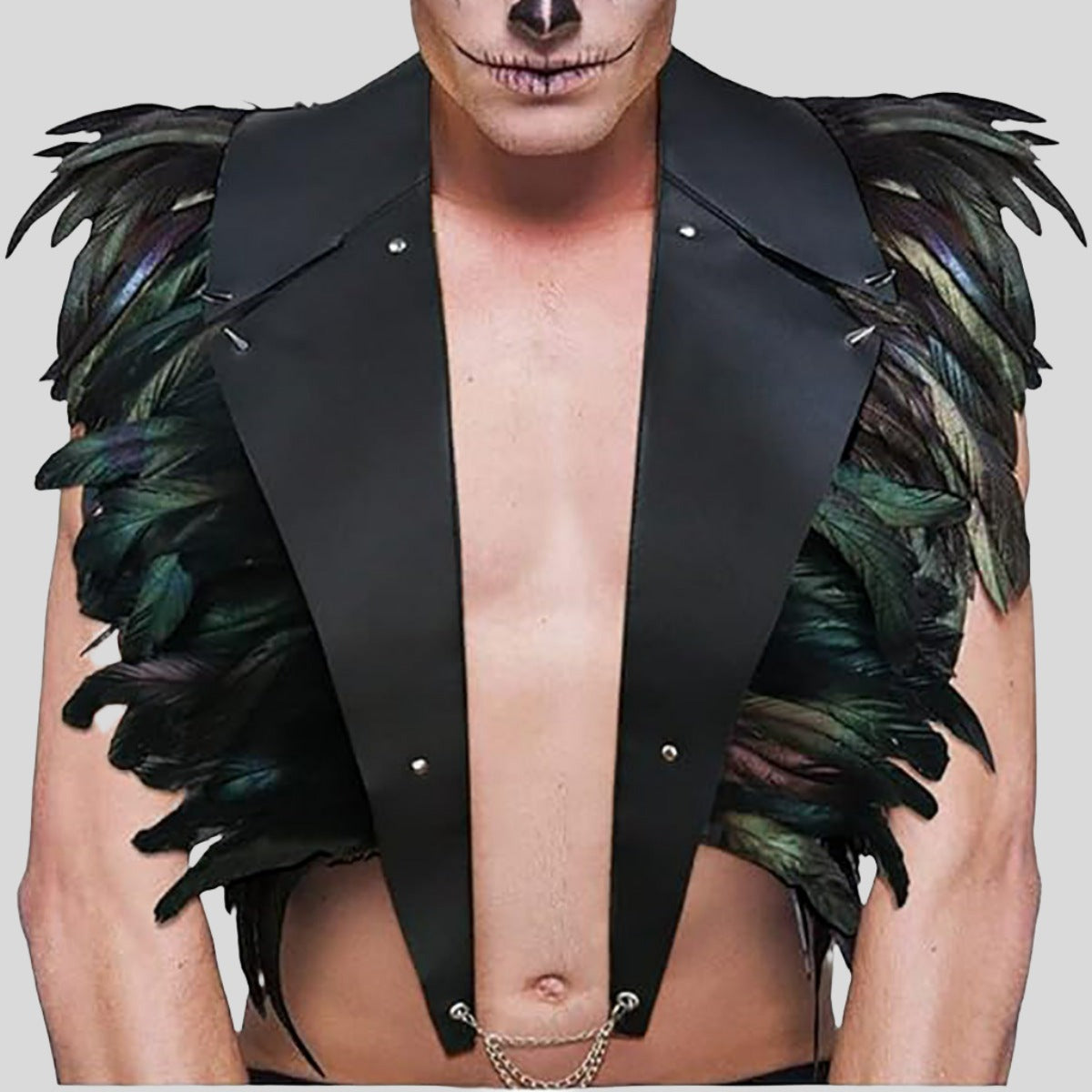 BURN Feather Vest