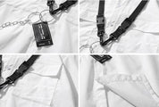 JO Cropped Shirt with Strap