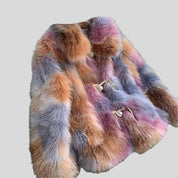 Coco Colorful Fur Coat
