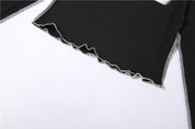 Hok Fitted Black Top