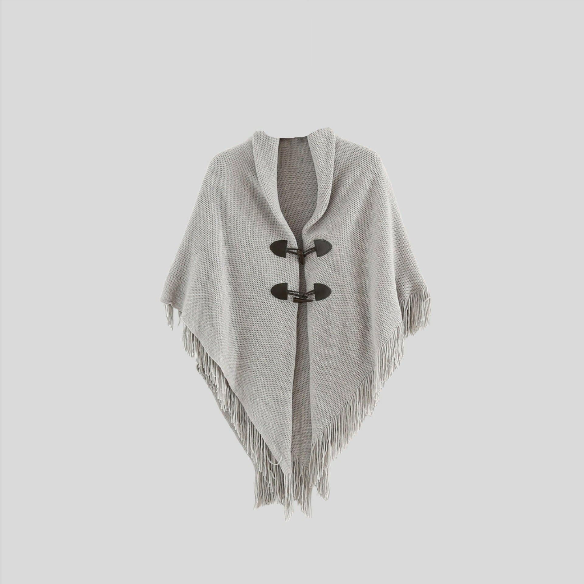 Knit Poncho - festival fashion | Nomadic Enigma