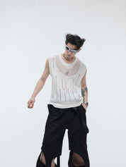 NOMADIC Torn Buckle Mesh Tank