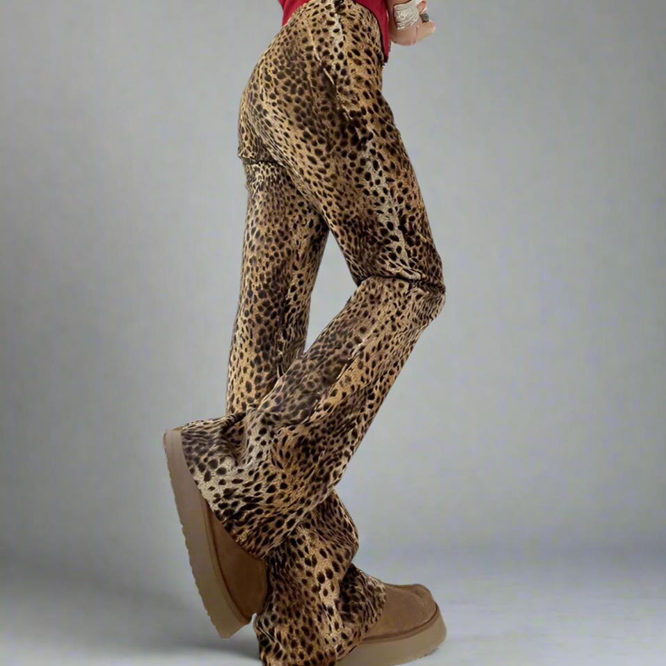 Roo Leopard Flared Pants