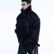 COCO Black Fur Coat