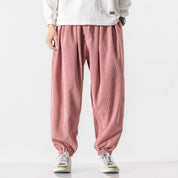 Corduroy-Panel Sweatpants