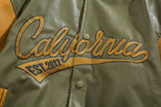 American-Style Leather Baseball Coat - festival fashion | Nomadic Enigma