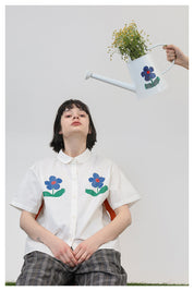 Yoo Floral White Shirt