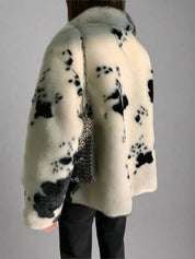 MILK Short Dalmatian Fur Coat