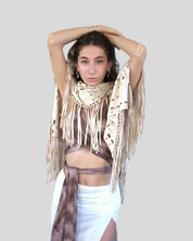 Yarn Poncho - festival fashion | Nomadic Enigma