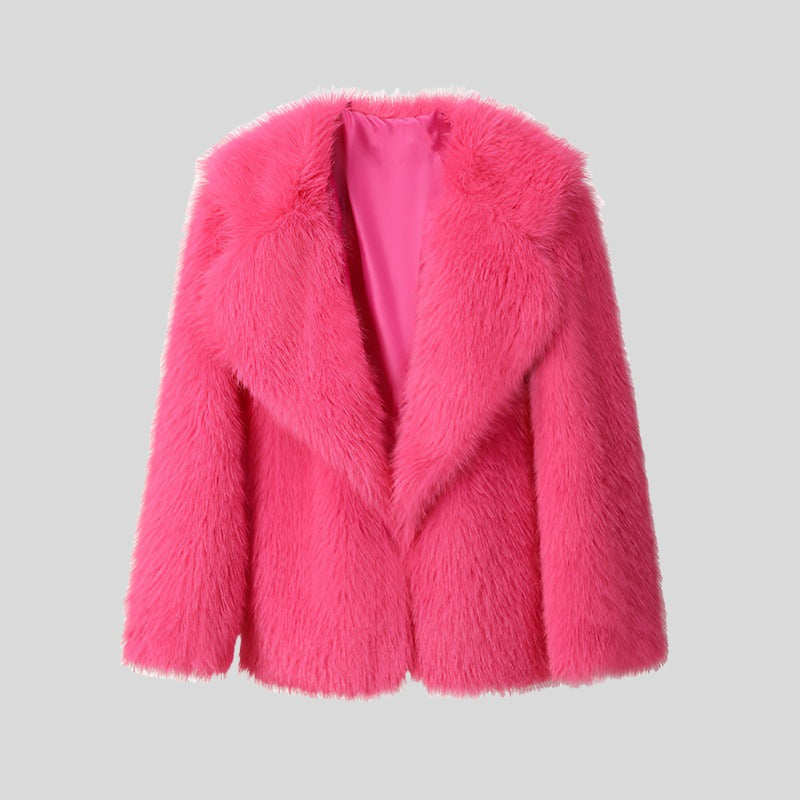 OR Multicolor Fur Coat