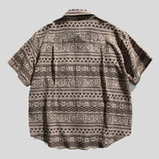 U Embroidered Crop Shirt