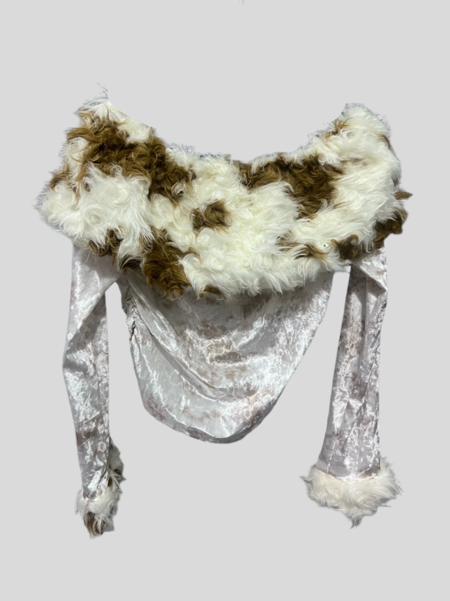 Fur-Trim Shirt