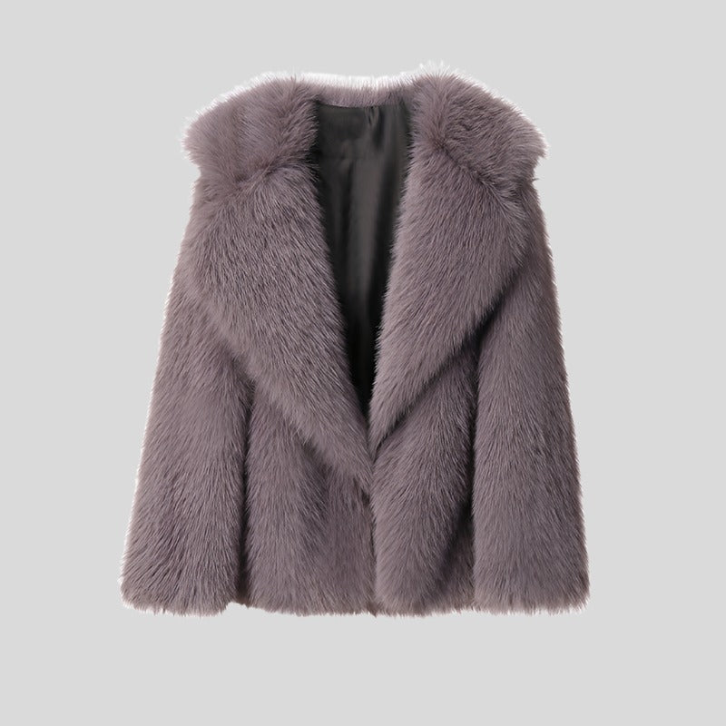 OR Multicolor Fur Coat