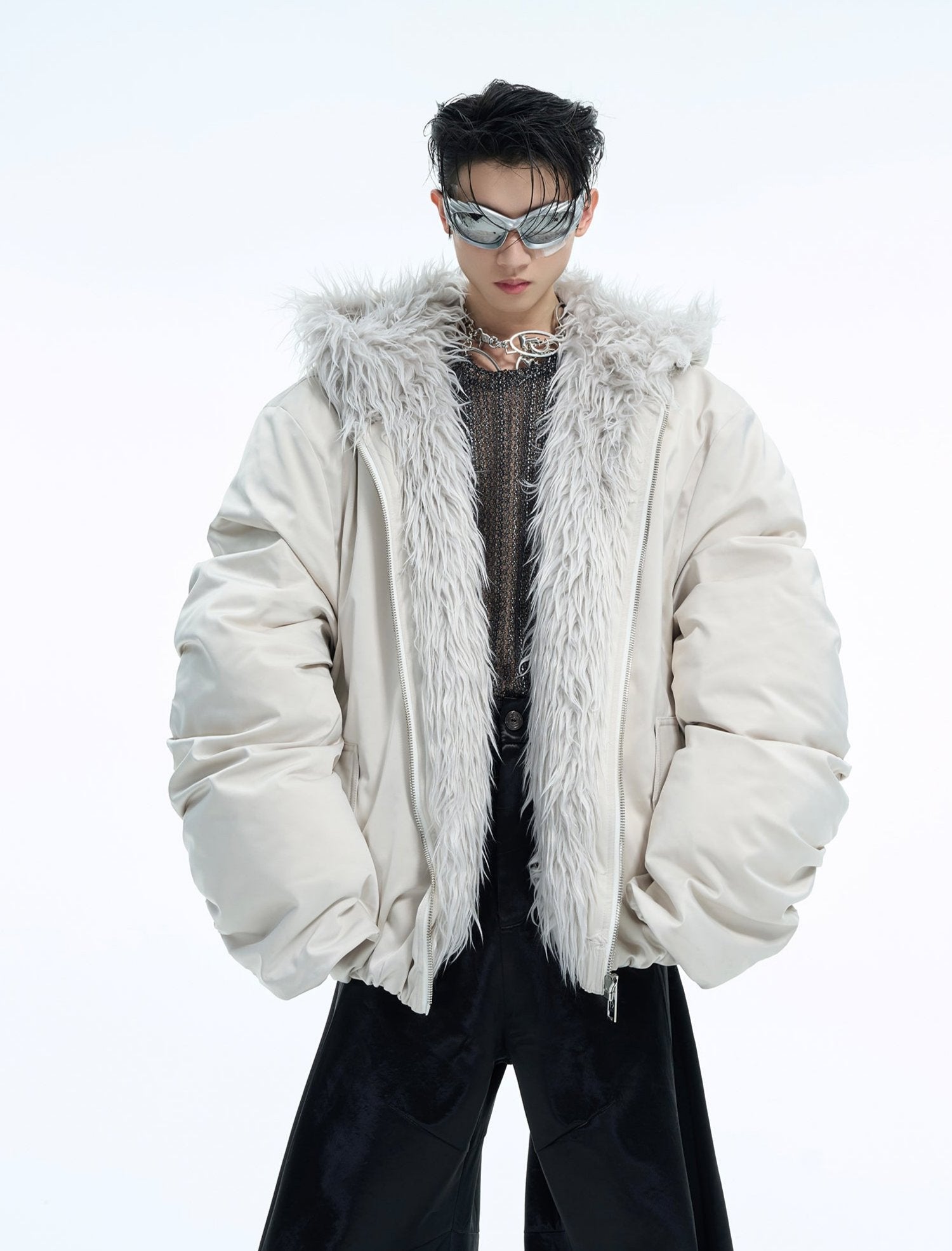CO CI Reversible Fur Coat
