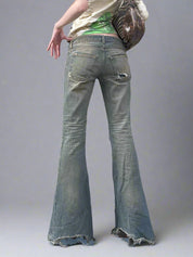 YU Low Vintage Bell Jeans