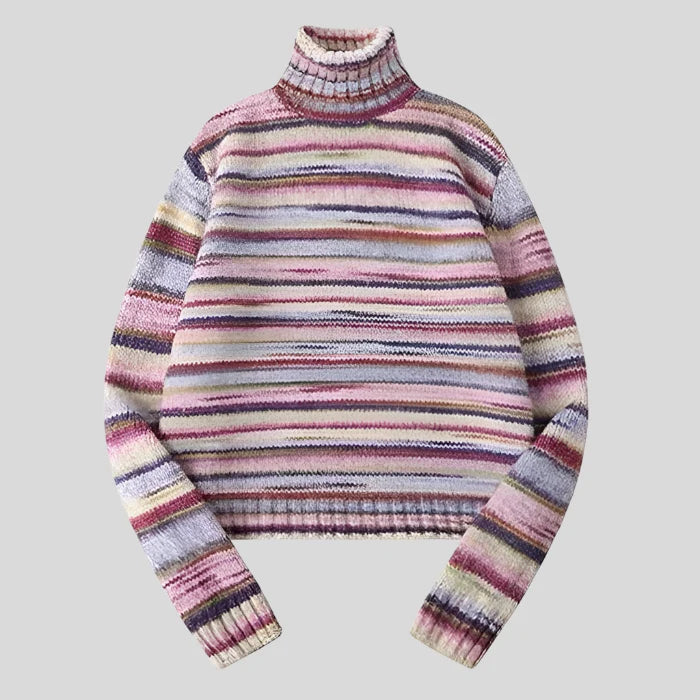 UU Striped Turtleneck