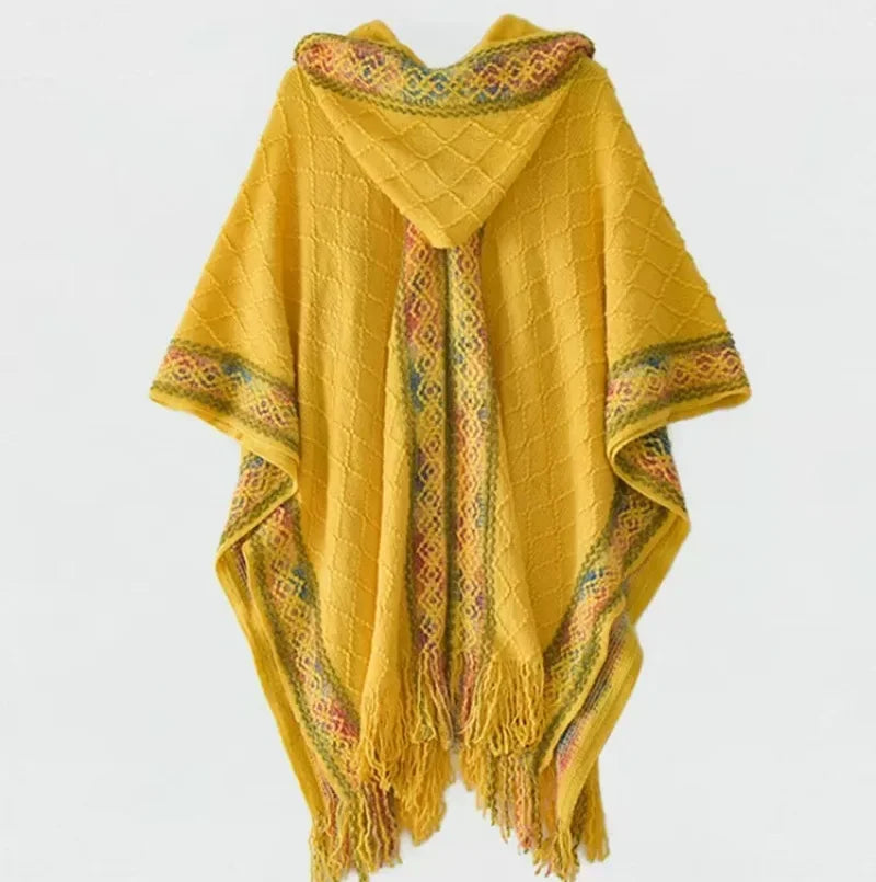 Rainbow Colorful Poncho