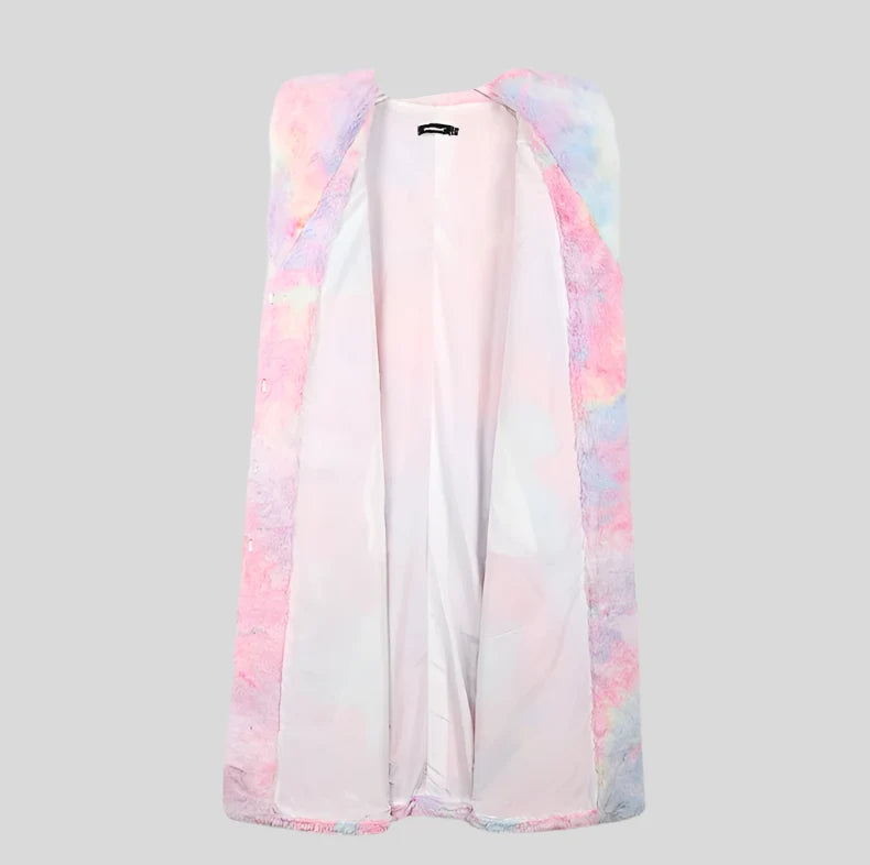 FLOW Colorful Fur Coat