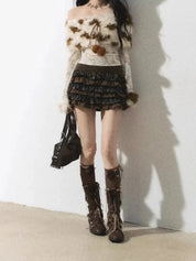 Fur-Trim Shirt