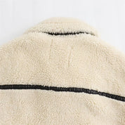 White Faux Shearling Coat