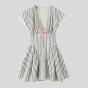 Yaara- Vintage Layered Mini Dress