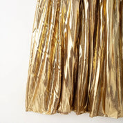 GOLD Gold Maxi Evening Dress