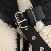 White Faux Shearling Coat