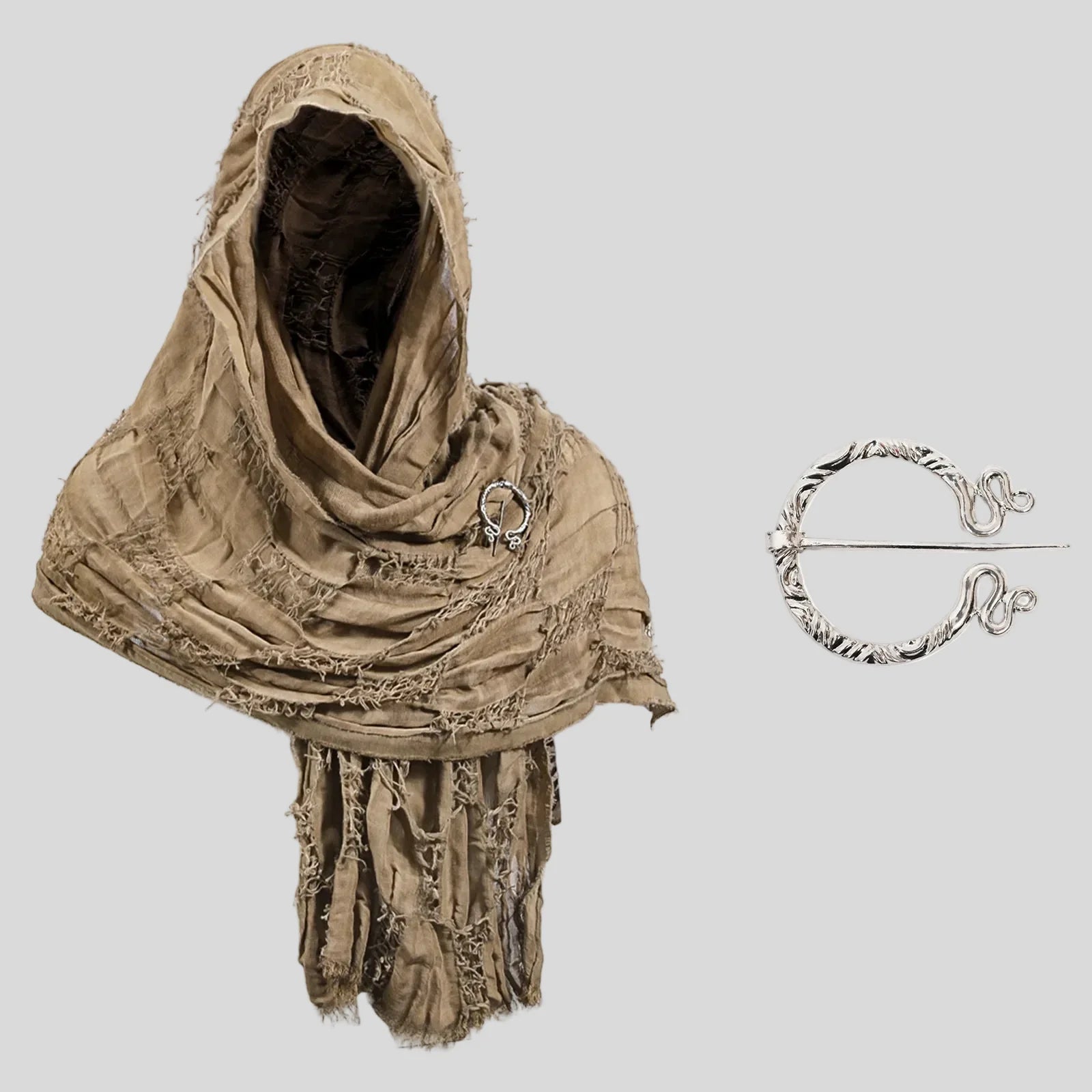 Cotton Scarf with Buckle- Festivals
