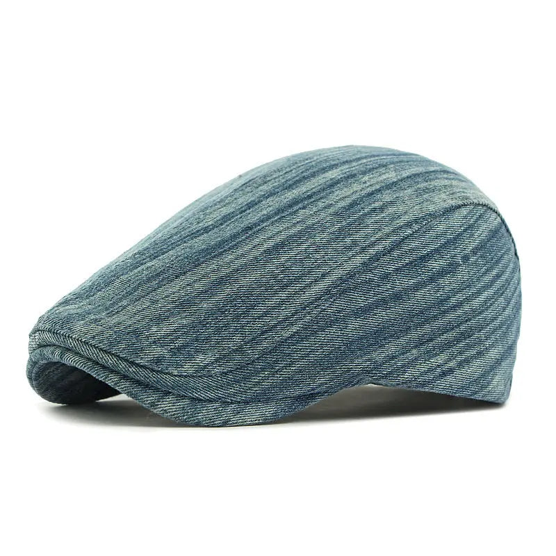 The Theo Hat – Striped Cotton Cap
