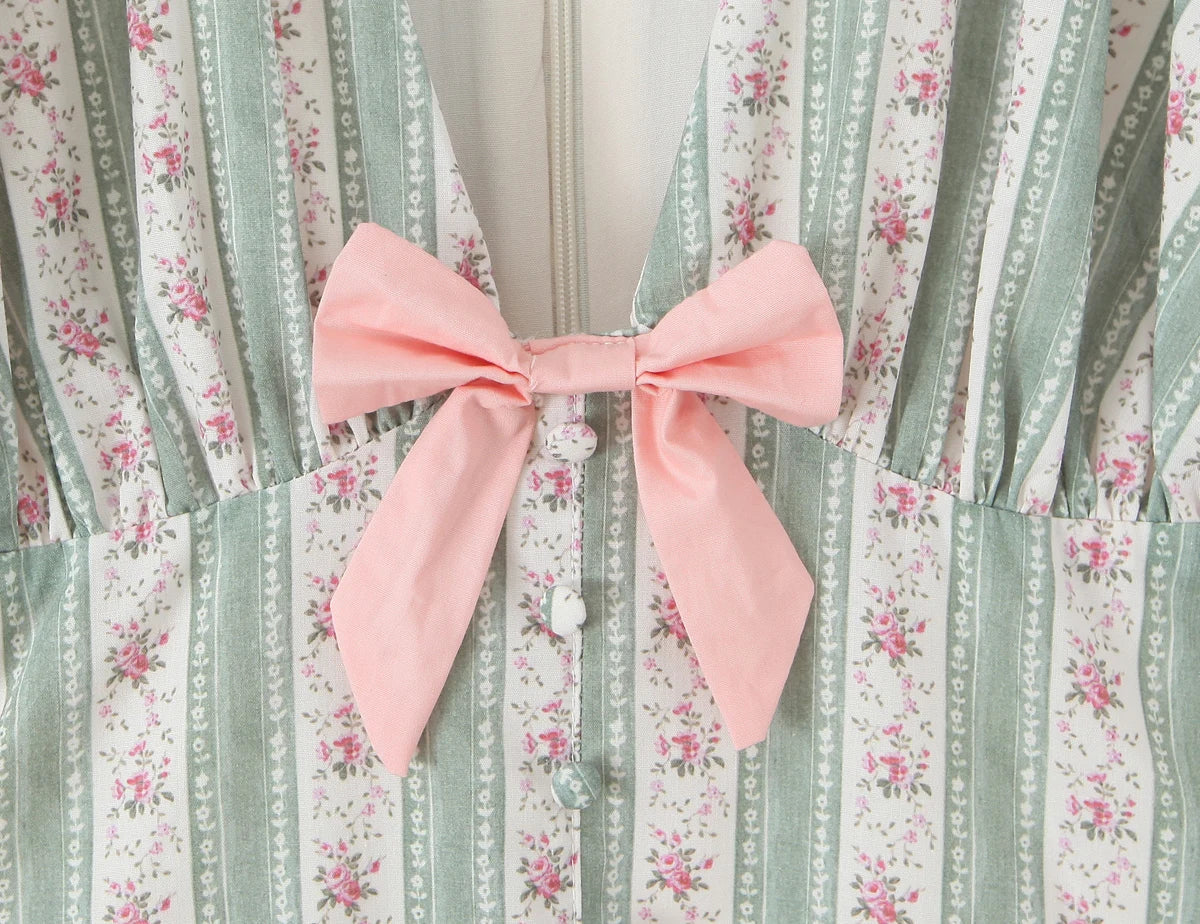 Yaara- Vintage Layered Mini Dress